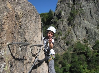 Parcours enfants via ferrata